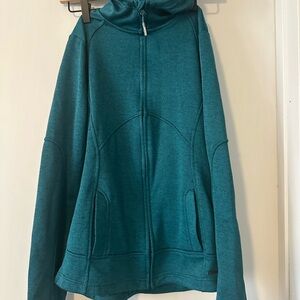 Mondetta Teal Embroidered Hoodie Size S